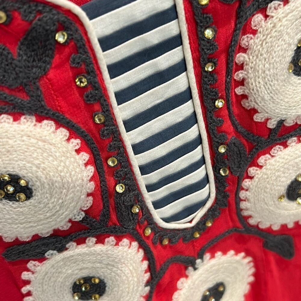 Spectacular Red Embellished Dress - Picture 10 of 17